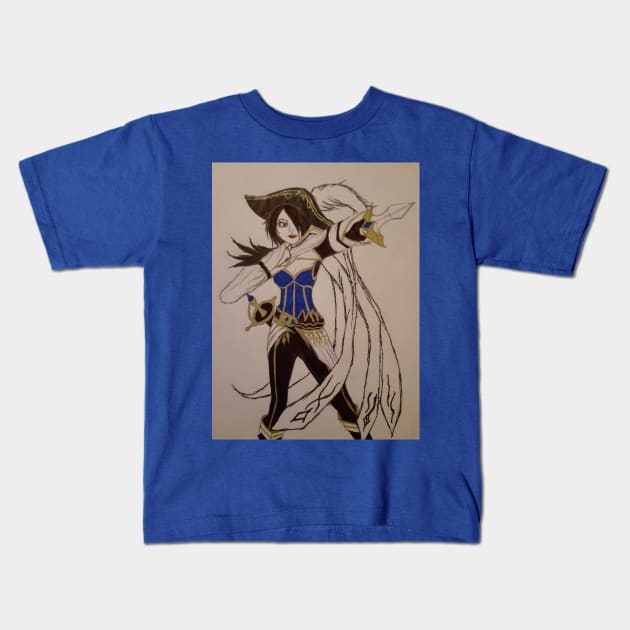 Fiora Kids T-Shirt by roxydemon